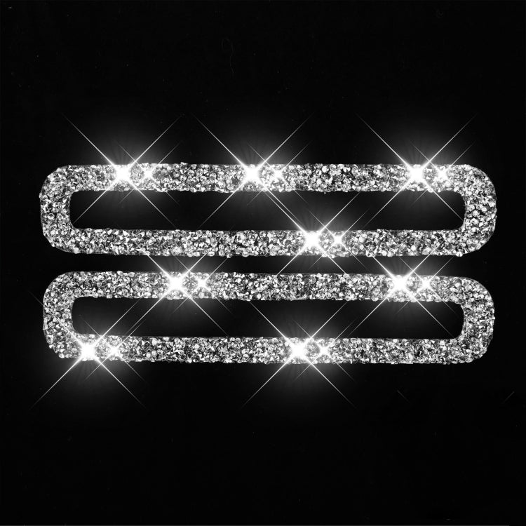 Car Door Air Outlet Diamond Decoration Sticker, Left and Right Drive, Door Air Outlet