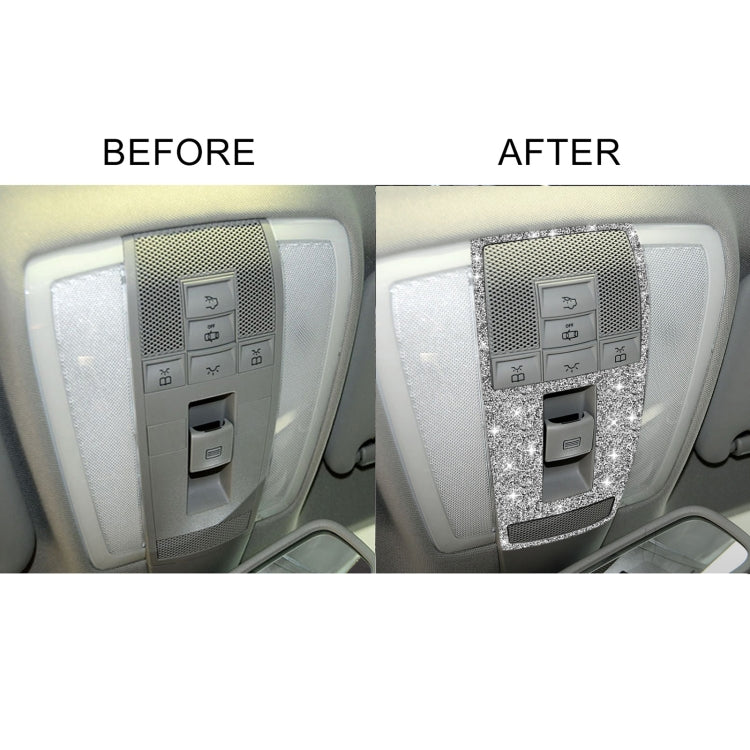 For Mercedes-Benz C-class W204 2007-2013 Car Reading Light Diamond Decorative Sticker, Left and Right Drive, Reading Light