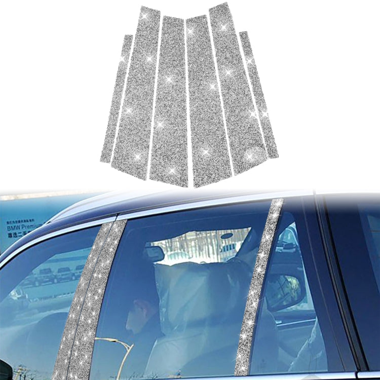 For BMW 3 Series E90 2005-2012 Car B-pillar Diamond Decorative Sticker, B-pillar