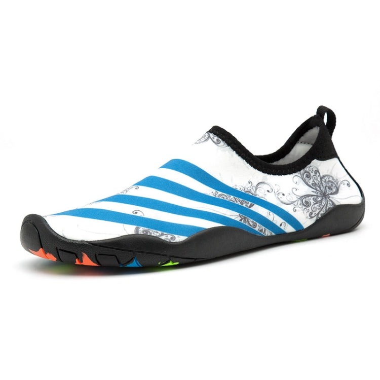 Printed Pattern Non-slip Rubber Thick Bottom Beach Shoes Swimming Shoes Diving Socks for Men, A Pair, 39, 40, 41, 42, 43, 44, 45, 46