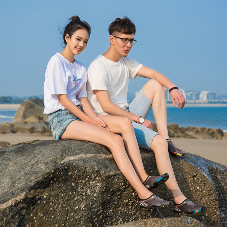 Printed Pattern Non-slip Rubber Thick Bottom Beach Shoes Swimming Shoes Diving Socks for Men, A Pair, 39, 40, 41, 42, 43, 44, 45, 46