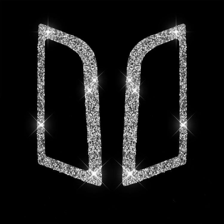 Car Side Air Outlet Diamond Decoration Sticker, Left and Right Drive, Side Air Outlet