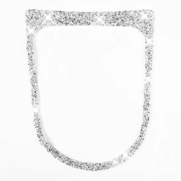 Car Gear Shift Outer Ring Diamond Decoration Sticker, Left and Right Drive, Gear Shift Outer Ring