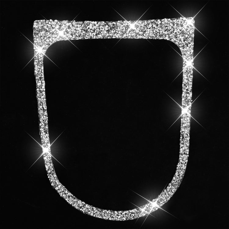 Car Gear Shift Outer Ring Diamond Decoration Sticker, Left and Right Drive, Gear Shift Outer Ring