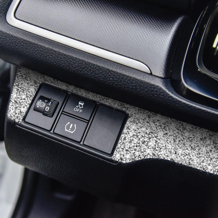 For Honda Civic 2016-2019 Car Headlight Switch Panel Diamond Decorative Sticker, Left-hand Drive, Headlight Switch Panel, Left-hand Drive