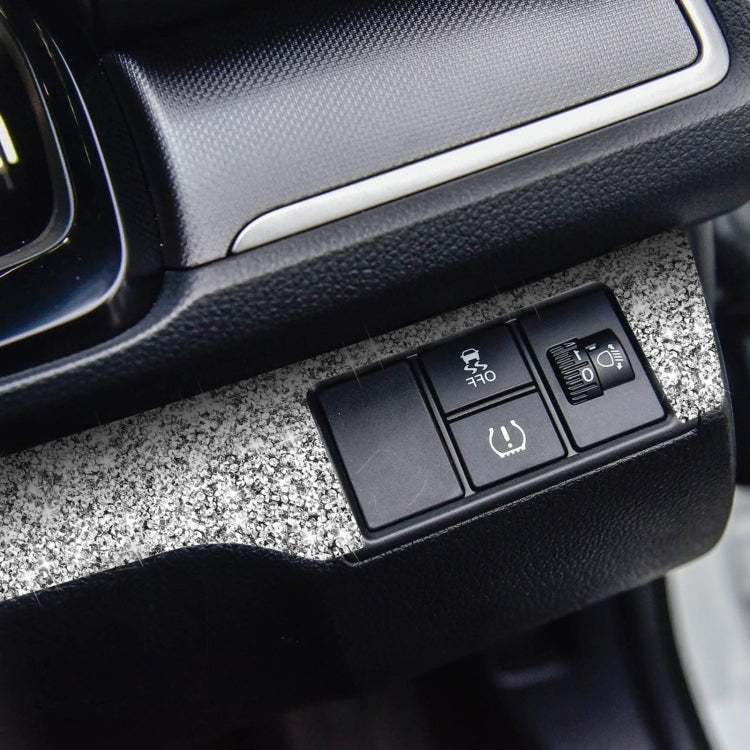 For Honda Civic 2016-2019 Car Headlight Switch Panel Diamond Decorative Sticker, Right-hand Drive, Headlight Switch Panel, Right-hand Drive