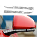 4pcs Car Rearview Mirror Diamond Decoration Sticker, Left and Right Drive, Rearview Mirror