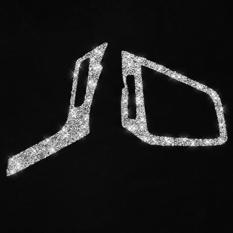 For Honda Civic 2016-2019 Car Left and Right Air Outlets Diamond Decorative Sticker, Right-hand Drive, Left and Right Air Outlets, Right-hand Drive