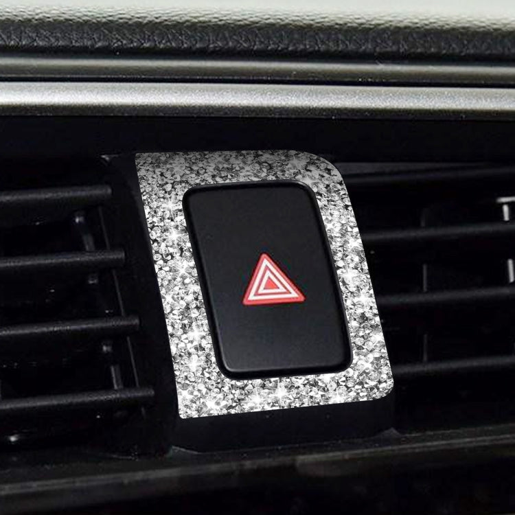 For Honda Civic 2016-2019 Car Warning Light Frame Diamond Decorative Sticker, Left-hand Drive, Warning Light Frame, Left-hand Drive