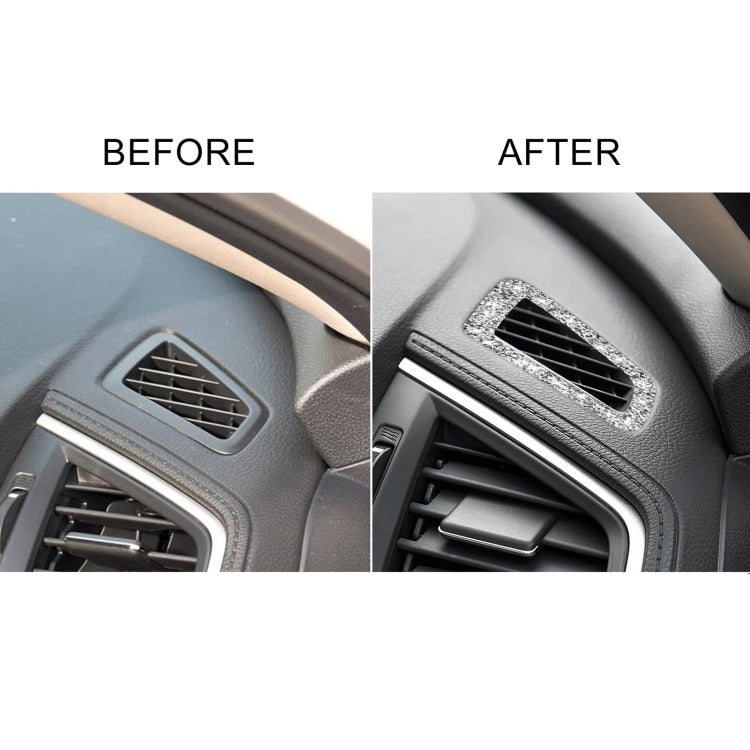 For Honda Civic 2016-2019 Car Instrument Air Outlets Diamond Decorative Sticker, Left-hand Drive, Instrument Air Outlets, Left-hand Drive