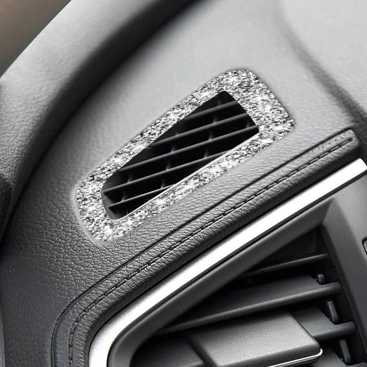 For Honda Civic 2016-2019 Car Instrument Air Outlets Diamond Decorative Sticker, Right-hand Drive, Instrument Air Outlets, Right-hand Drive