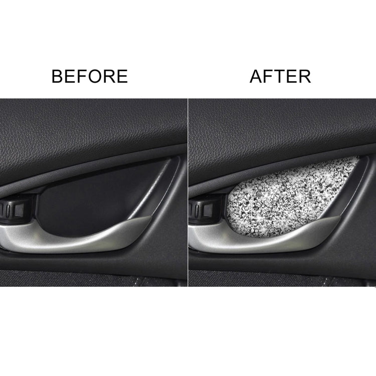 For Honda Civic 2016-2019 Car Inside Door Bowl Diamond Decorative Sticker, Left and Right Drive, Door Bowl