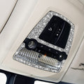For BMW F10 5 Series 2011-2017 Car Reading Light Panel Diamond Decorative Sticker, Left and Right Drive, Reading Light Panel