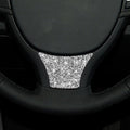 For BMW 5 Series 528 525li F10 F18 2011-2017 Car Steering Wheel B Diamond Decorative Sticker, Left and Right Drive, Steering Wheel B