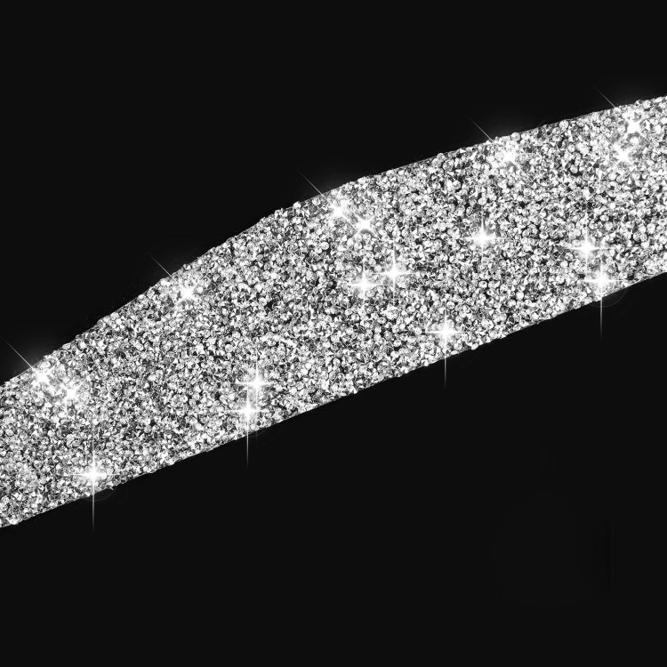 For BMW F10 5 Series 2010-2013 Car Light Eyebrow Diamond Decorative Sticker, Left and Right Drive, Light Eyebrow