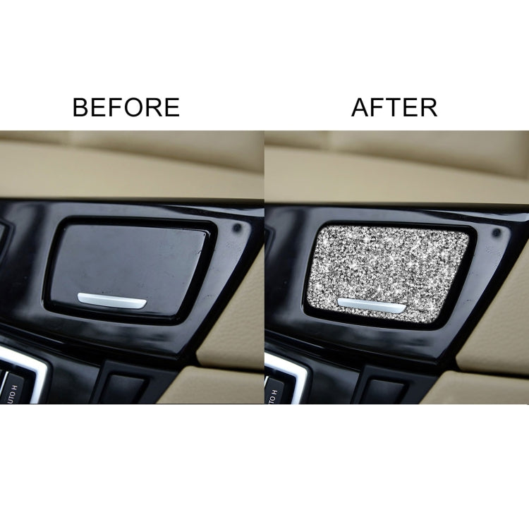 For BMW F10 5 Series 2011-2017 Car Ashtray Diamond Decorative Sticker, Left and Right Drive, Ashtray