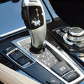 For BMW 5 Series GT X3 X4 2009-2016 Car Gear Handle Below Diamond Decorative Sticker, Left-hand Drive, Gear Handle Below, Left-hand Drive