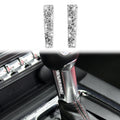 Car Gear Handle Side Diamond Decoration Sticker, Left and Right Drive, Gear Handle Side