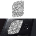 For Ford Mustang 2015-2020 Car Driver Seat Storage Box Diamond Decoration Sticker, Driver Seat Storage Box, Left Drive, Driver Seat Storage Box, Right Drive
