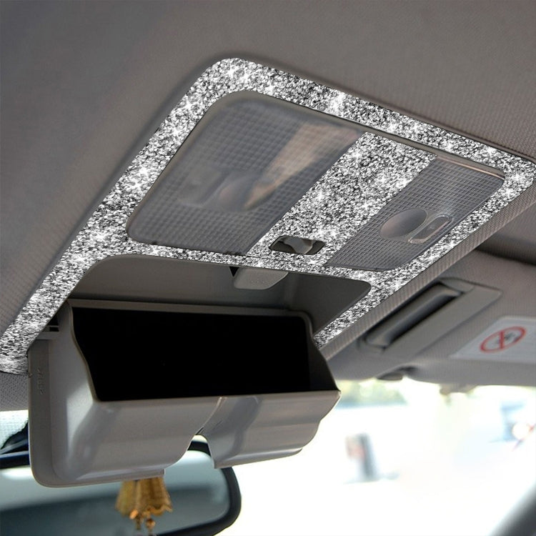 For Nissan 350Z 2003-2009 Car Reading Light Diamond Decorative Sticker,Left and Right Drive Universal, Car Reading Light