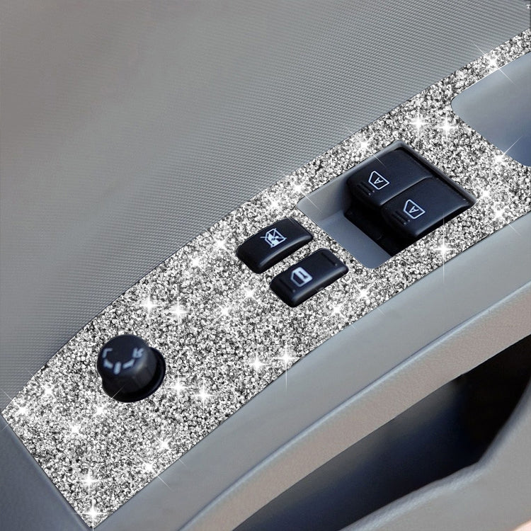 For Nissan 350Z 2003-2009 2pcs Car Glass Lift Diamond Decorative Sticker, Right Drive, Car Glass Lift, Right Drive