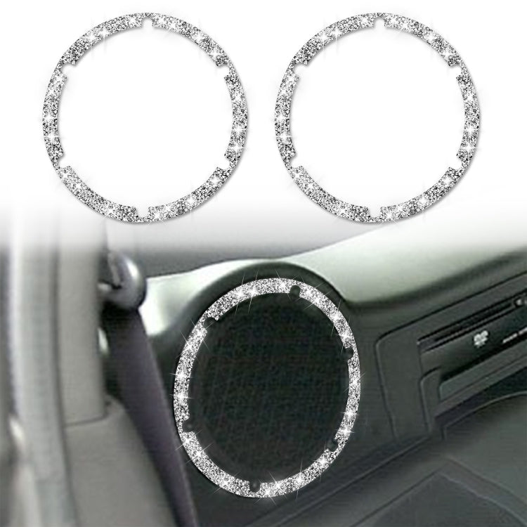 For Nissan 350Z 2003-2009 Car DVD Player Diamond Decorative Sticker,Left and Right Drive Universal, Car DVD Player