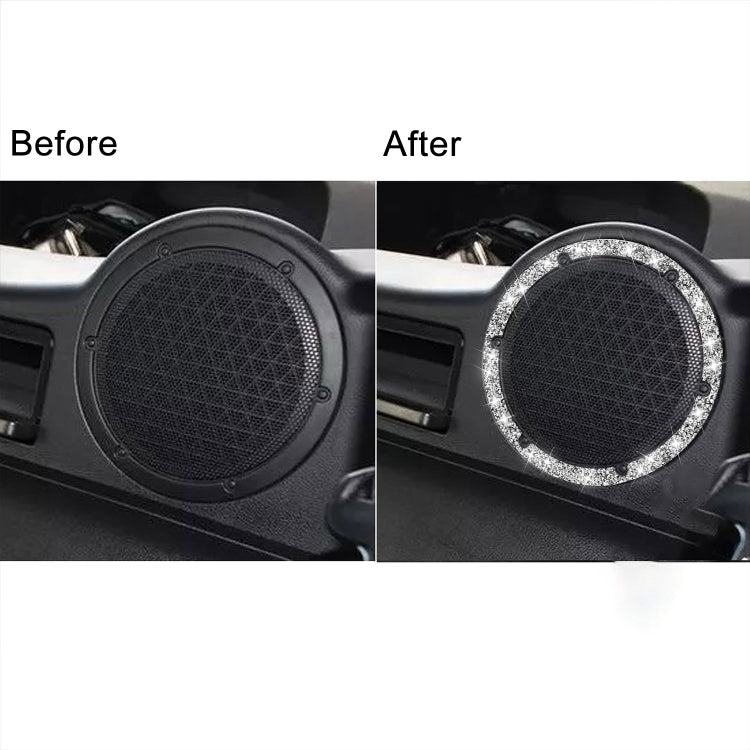 For Nissan 350Z 2003-2009 Car DVD Player Diamond Decorative Sticker,Left and Right Drive Universal, Car DVD Player