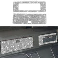 For Nissan 350Z 2003-2009 Car DVD Storage Box Diamond Decorative Sticker,Left and Right Drive Universal, Car DVD Storage Box