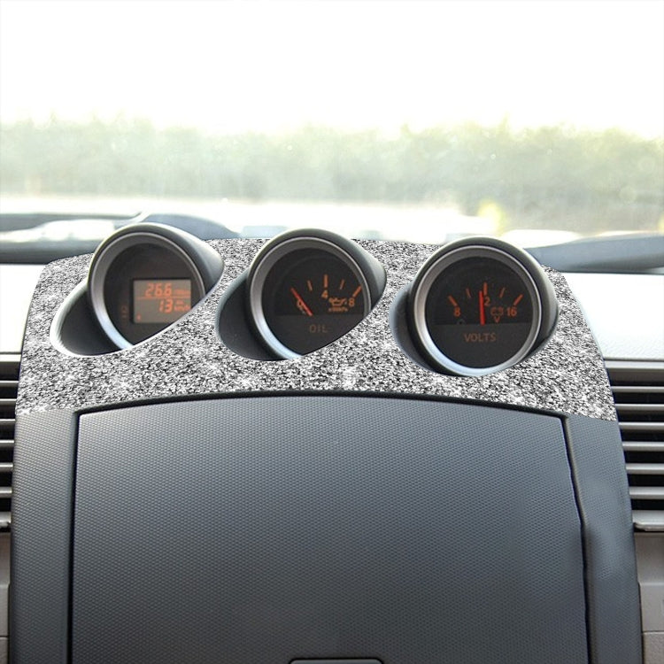 For Nissan 350Z 2003-2009 Car Radio Air Conditioner Console Diamond Decorative Sticker, Left Drive, Car Radio Air Conditioner Console, Left Drive