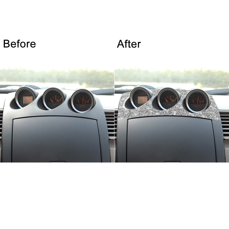 For Nissan 350Z 2003-2009 Car Radio Air Conditioner Console Diamond Decorative Sticker, Left Drive, Car Radio Air Conditioner Console, Left Drive
