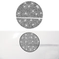 Car Fuel Tank Cap Diamond Decoration Sticker, Left and Right Drive, Fuel Tank Cap