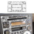 For Nissan 350Z 2003-2009 Car CD Radio Play Panel Diamond Decorative Sticker,Left and Right Drive Universal, Car CD Radio Play Panel