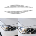 Car Lamp Eyebrow Diamond Decoration Sticker, Left and Right Drive, For BMW Series 3 G20 G28 2019-2020