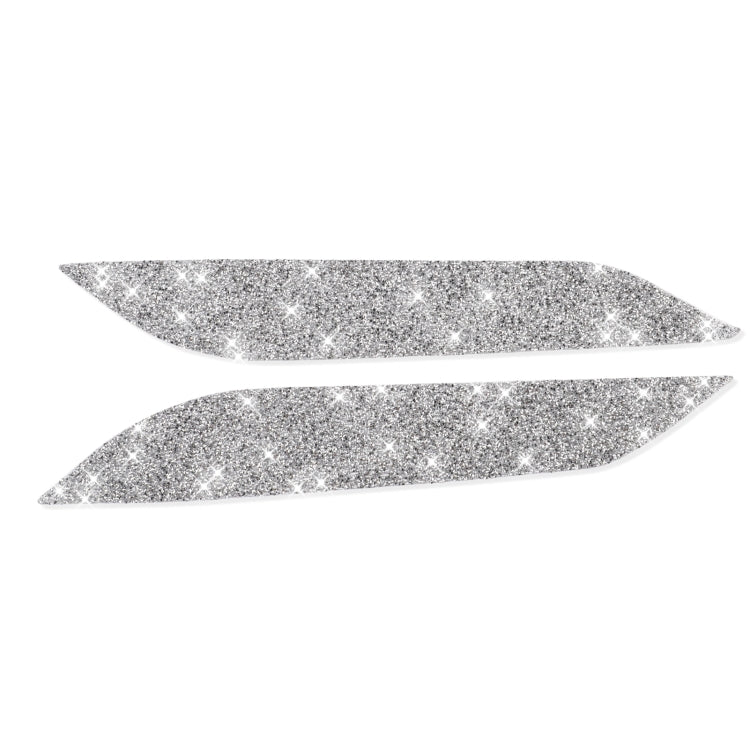 Car Lamp Eyebrow Diamond Decoration Sticker, Left and Right Drive, Lamp Eyebrow