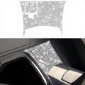 For Nissan 350Z 2003-2009 2pcs Car Rear Of Center Console Diamond Decorative Sticker, Left Drive, Car Rear Of Center Console, Left Drive