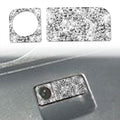 For Nissan 350Z 2003-2009 Car Rear Storage Box Lock Diamond Decorative Sticker, Left Drive, Car Rear Storage Box Lock, Left Drive