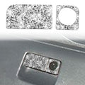 For Nissan 350Z 2003-2009 Car Rear Storage Box Lock Diamond Decorative Sticker, Right Drive, Car Rear Storage Box Lock, Right Drive