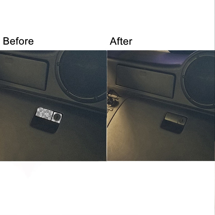 For Nissan 350Z 2003-2009 Car Rear Storage Box Lock Diamond Decorative Sticker, Right Drive, Car Rear Storage Box Lock, Right Drive