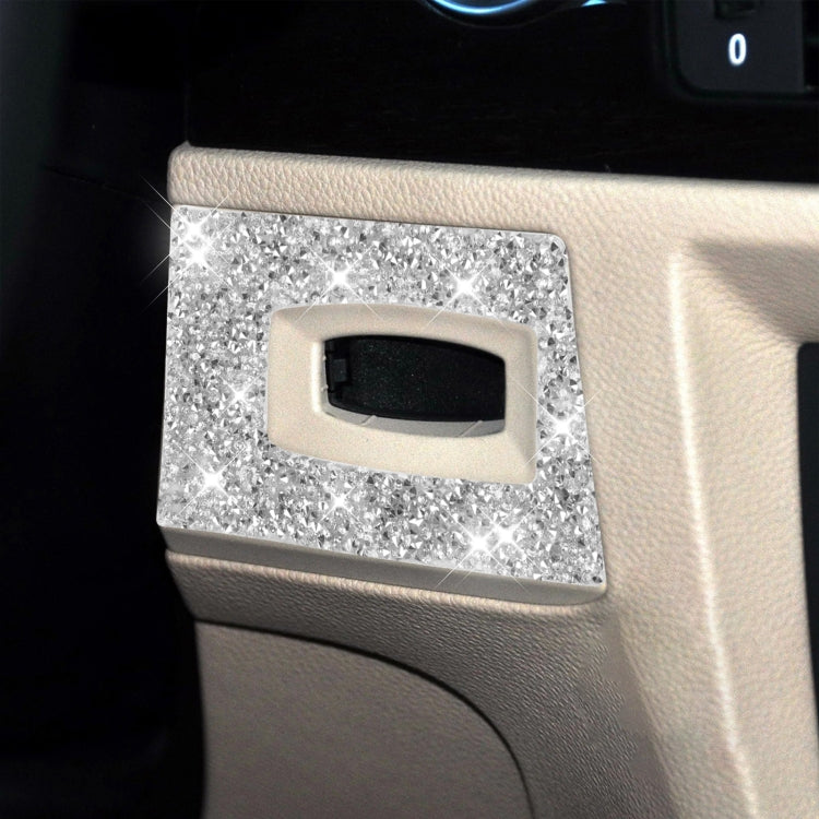 Car Ignition Switch Keyhole Diamond Decoration Sticker, Left Drive, For BMW Series 3 E90 2005-2012