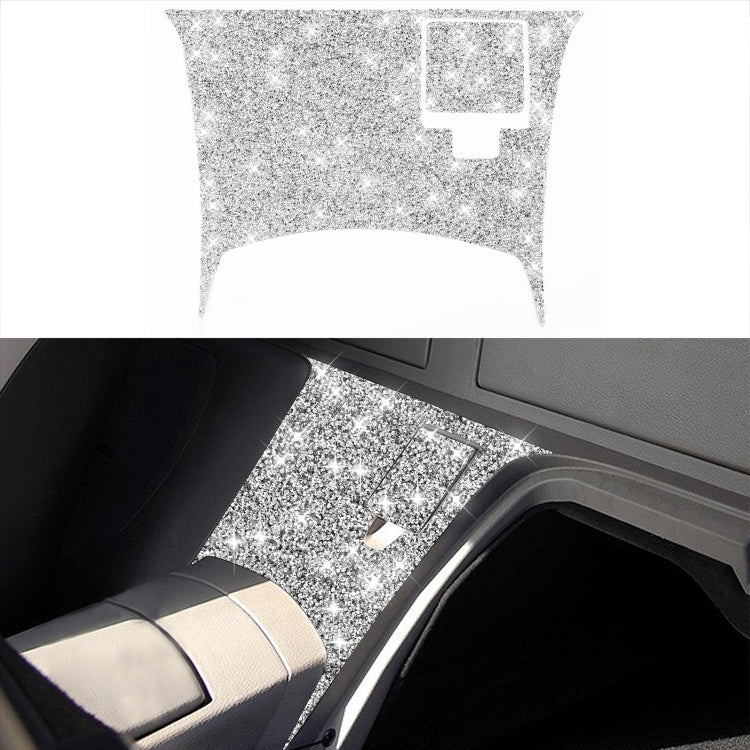 For Nissan 350Z 2003-2009 2pcs Car Rear Of Center Console Diamond Decorative Sticker, Right Drive, Car Rear Of Center Console, Right Drive