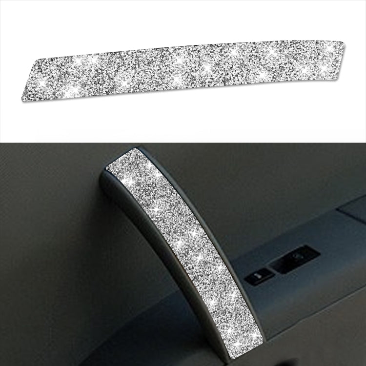 For Nissan 350Z 2003-2009 Car Passenger Side Door Handle Diamond Decorative Sticker, Right Drive, Car Passenger Side Door Handle, Right Drive
