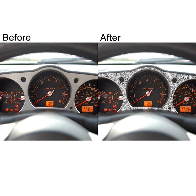 For Nissan 350Z 2003-2009 Car Speedometer Diamond Sticker,Left and Right Drive Universal, Car Speedometer