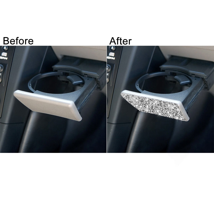For Nissan 350Z 2003-2009 Car Passenger Storage Box Latch Diamond Decorative Sticker, Left Drive, Car Passenger Storage Box Latch, Left Drive
