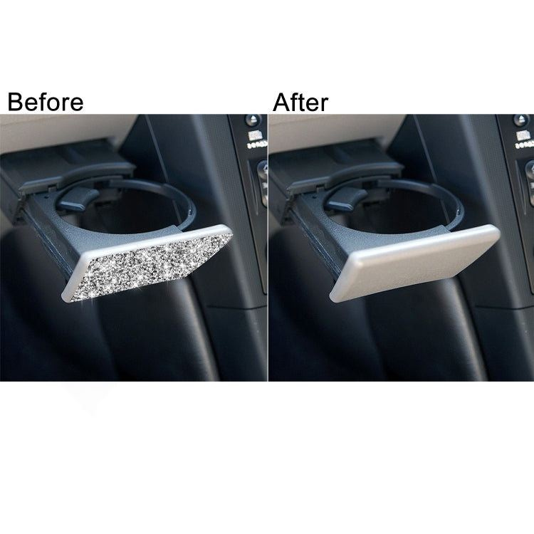 For Nissan 350Z 2003-2009 Car Passenger Storage Box Latch Diamond Decorative Sticker, Right Drive, Car Passenger Storage Box Latch, Right Drive