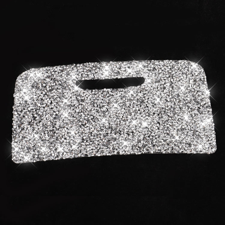 Car Central Control Storage Box Panel Diamond Decoration Sticker, Left and Right Drive, Central Control Storage Box Panel
