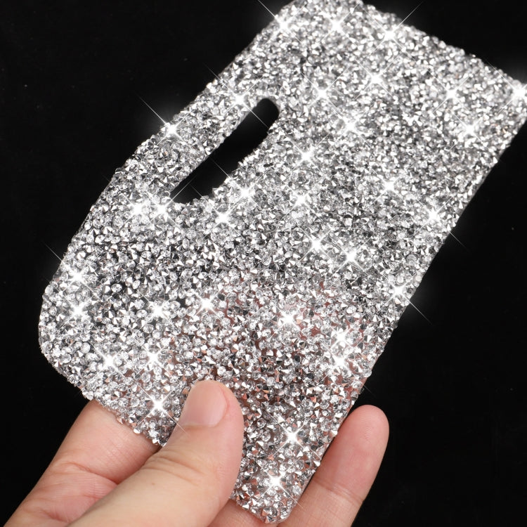 Car Central Control Storage Box Panel Diamond Decoration Sticker, Left and Right Drive, Central Control Storage Box Panel