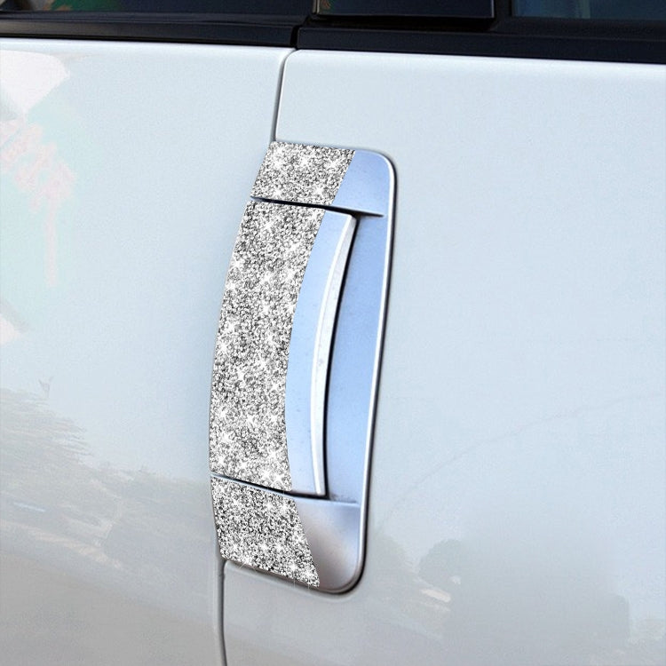 For Nissan 350Z 2003-2009 6pcs Car Door Outer Handle Diamond Decorative Sticker, Left Drive, Car Door Outer Handle, Left Drive
