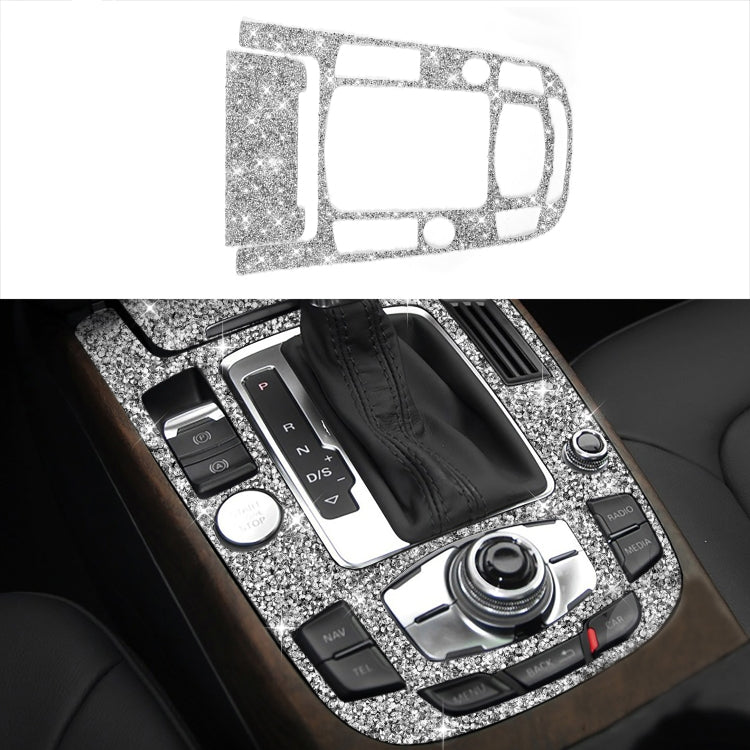 Car Gear Panel C Diamond Decoration Sticker, Left and Right Drive, Gear Panel C