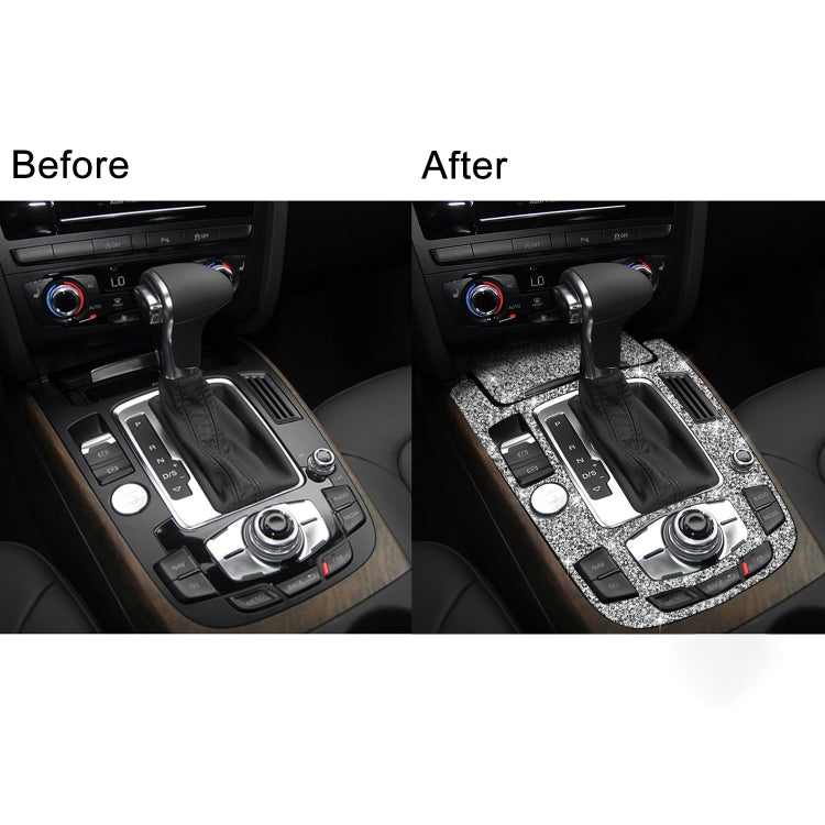 Car Gear Panel C Diamond Decoration Sticker, Left and Right Drive, Gear Panel C