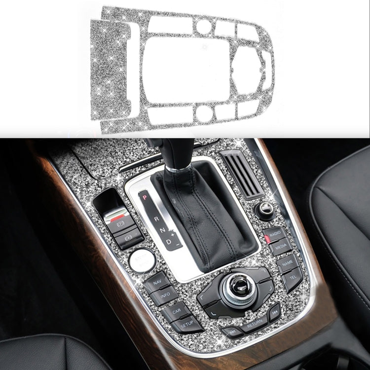Car Gear Panel D Diamond Decoration Sticker, Left and Right Drive, Gear Panel D